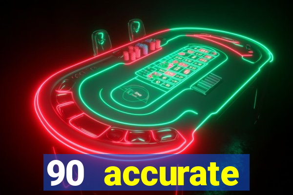 90 accurate football predictions